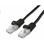 C-TECH CB-PP6-025BK patch, Cat6, UTP, 0,25m, černý – Zboží Mobilmania