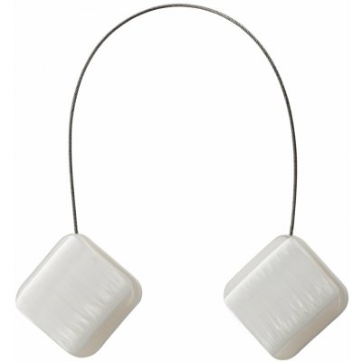 EUROFIRANY SADA 2KS DEKORAČNÍ SPONA NA ZÁVĚS CLARY S MAGNETEM 4 X 13 CM KRÉMOVÁ – Hledejceny.cz
