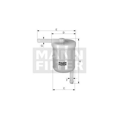 MANN-FILTER Palivový filtr MANN WK42/11 (MF WK42/11) | Zboží Auto