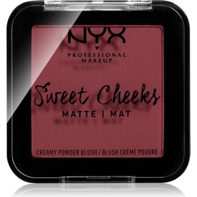 NYX Professional Makeup Sweet Cheeks Blush Matte tvářenka Bang Bang 5 g