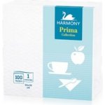 Harmony ubrousky 1V bílé Prima 100ks 33x33cm – Zboží Mobilmania