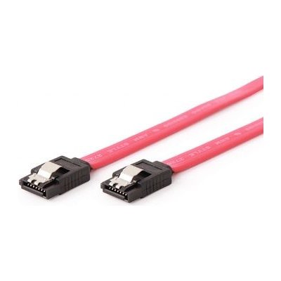 Gembird SATA III datový kabel 50cm / kovové spony / červená (CC-SATAM-DATA) – Zbozi.Blesk.cz