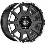 SPARCO Dakar 8,5x17 6x139,7 ET25 matt black lip polished rivets | Zboží Auto
