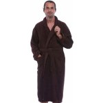 dlouhý pánský župan s šálovým límcem 1ZF3076 hnědá – Sleviste.cz