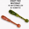 Návnada a nástraha Crazy Fish Whitebait 2 cm 16 Watermelon 52 Somatic 20 ks