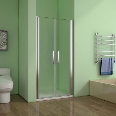 H K - Sprchové dveře SAFE D2 90 FROST dvoukřídlé 86-90 x 195 cm SAFED290FROST – Zboží Dáma