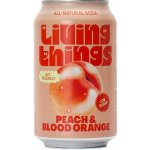 Living Things Soda broskev a pomeranč 330 ml – Hledejceny.cz
