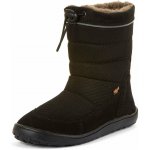 Dětské zimní barefoot sněhule UP TEX SNOW WOOL Black – Zboží Dáma
