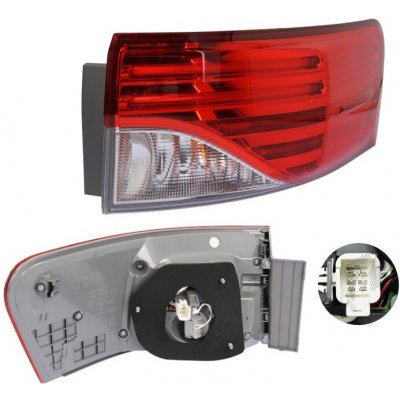 ZADNÍ SVĚTLO, LAMPA PRAVÉ KOMBI TOYOTA AVENSIS (T27), 01.12-07.15 OE: 8155005280 044912, 44912 Valeo – Sleviste.cz