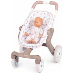 Smoby Pop Pushchair Natur D'Amour Baby Nurse s otočnými koly pro 42 cm – Hledejceny.cz