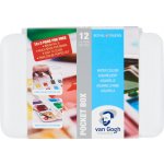 Van Gogh akvarelovní cestovní sada 12+3 pánvičky – Zboží Mobilmania