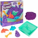 Spin Master Kinetic sand Fialový 450g tekutý písek s podložkou a nástroji – Zbozi.Blesk.cz