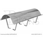 Brons stříška nerez Napoleon D 650x1150 – Zboží Dáma