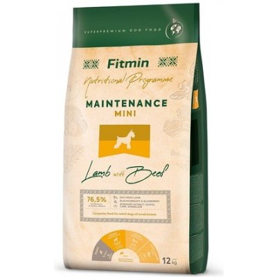 Fitmin Maintenance Mini Lamb & Beef 12 kg 1 pytel 12 kg