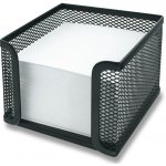Metall Box - drátěný zásobník na poznámkové lístky - 10,5×10,5×9,5 cm, černý – Zboží Dáma