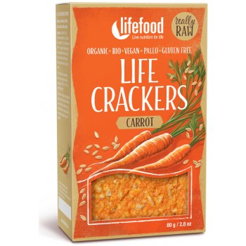 Life crackers Mrkvánky Raw Bio 80 g