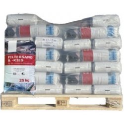 Wolf Muller Quartzsande filtrační písek 40 x 25 kg