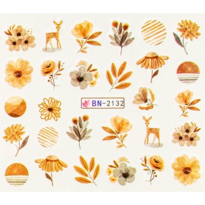 BIO nails Vodolepka BN 2132 srnka a květy – Hledejceny.cz