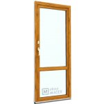 Kömmerling balkonové dveře 70 AD OS s příčkou pravé winchester/bílá 70 x 220 cm oboustranná klika + FAB + hliníkový práh – Hledejceny.cz