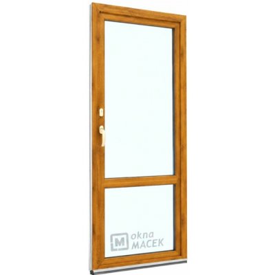 Kömmerling balkonové dveře 70 AD OS s příčkou pravé winchester/bílá 70 x 220 cm oboustranná klika + FAB + hliníkový práh – Hledejceny.cz