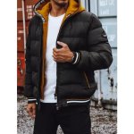 Pánská bunda zimní prošívaná Teal tx4202 černá – Zbozi.Blesk.cz