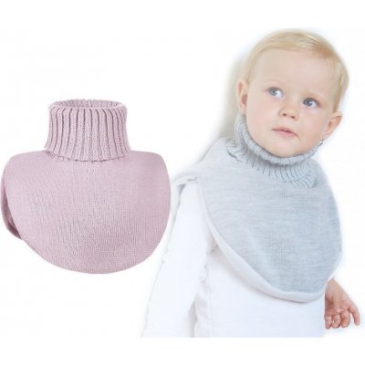 Dětský nákrčník pletený růžová dětská – Sleviste.cz