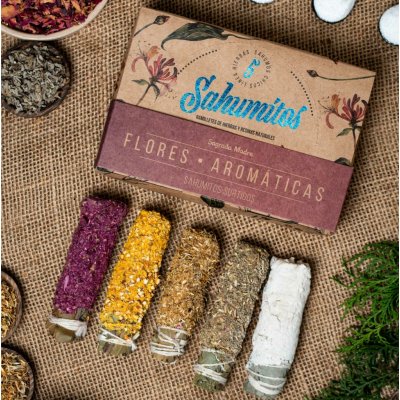 Sahumites Sada vonných vykuřovacích svazků Sagrada Madre Mix květiny a aromatické byliny 5 ks – Hledejceny.cz