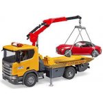 Bruder Nákladní auto MAN odtah + jeep – Hledejceny.cz