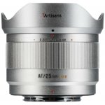 7Artisans AF 25mm f1,8 LITE series APS-C objektiv (Fuji X) - stříbrný – Hledejceny.cz