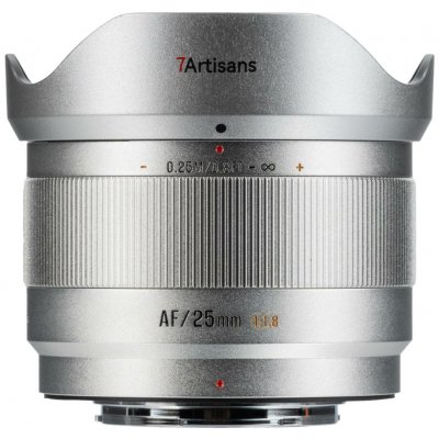 7Artisans AF 25mm f1,8 LITE series APS-C objektiv (Fuji X) - stříbrný – Hledejceny.cz