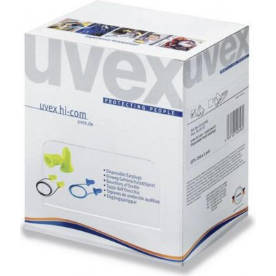 Uvex 2112095 hi com Mini špunty do uší 24 dB pro jedno použití 100 pár – Zboží Mobilmania