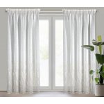 Takoy Záclona LINZI z matné látky zdobená lesklým vzorem 140 x 270 cm-HF-460836 | 140 x 270 cm – Hledejceny.cz