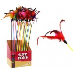 Magic Cat Vábnička s barevným peřím a rolničkou 51 cm – Sleviste.cz