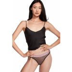 Victorias Secret tanga bavlněné Cotton Old School Love Again černé – Hledejceny.cz