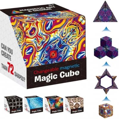 Sferazabawek Magnetická kostka Magic Cube Fidget proti stresu – Zboží Dáma