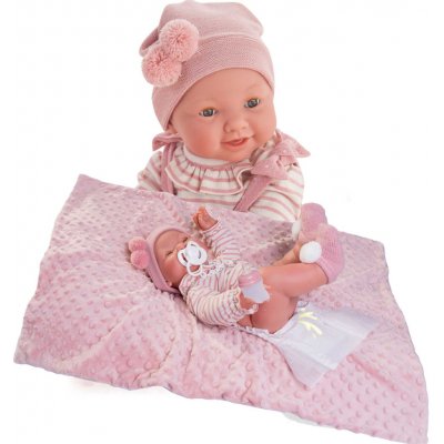 Antonio Juan 50160 MIA mrkací a čůrající realistická miminko s celovinylovým tělem 42 cm – Zboží Dáma
