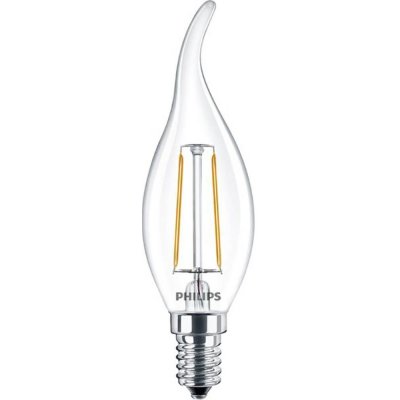 Philips Lighting 37759200 LED EEK2021 E A G E14 svíčkový tvar, ve větru 2 W = 25 W teplá bílá – Zboží Mobilmania