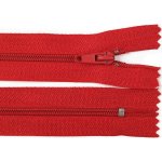 Spirálový zip šířka 3 mm délka 20 cm autolock Barva: 148 červená – Hledejceny.cz