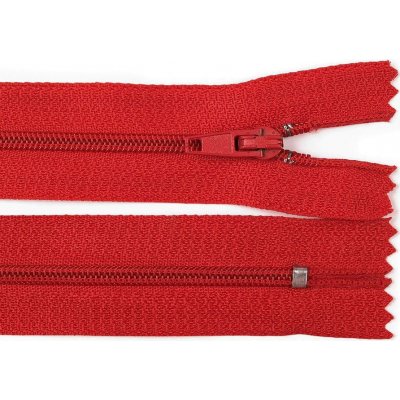 Spirálový zip šířka 3 mm délka 20 cm autolock Barva: 148 červená – Hledejceny.cz
