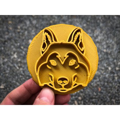 TVOŘÍTKO Husky II - razítko Rozměr: 9 cm, + Vykrajovátko: Ne – Hledejceny.cz