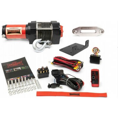 Elektrický ATV naviják 1,8t 12V syntetické lano 11m DRAGON WINCH DWM 4000 ST – Zbozi.Blesk.cz