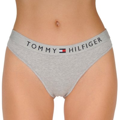 Tommy Hilfiger Dámská tanga UW0UW01555 004 šedá – Zbozi.Blesk.cz