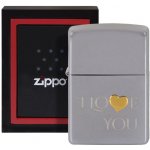 ZIPPO chrom poliert Emlem Herz "I love YOU" – Hledejceny.cz