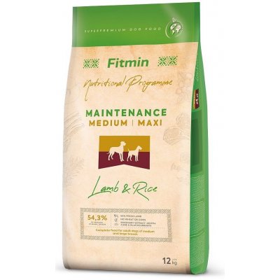 Fitmin Medium Maxi Lamb & Rice 12 kg – Zboží Mobilmania