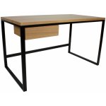 Take Me Home Kai 130 x 70 cm černý / dub – Zboží Dáma