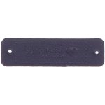 Nášivka handmade srdíčko koženka černá – Sleviste.cz