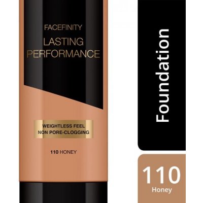 Max Factor Lasting Performance Long Lasting Make-Up 110 Honey dlouhotrvající make-up pro sjednocenou a rozjasněnou pleť 35 ml