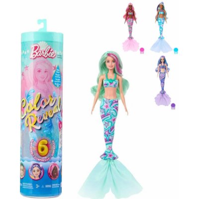 Mattel Barbie Color reveal barbie mořská panna HRK12 – Zboží Dáma