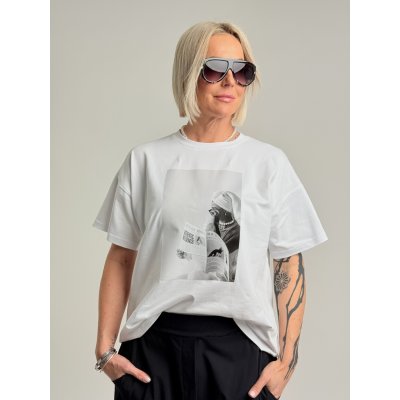 MADAME SUE Bílé triko DAMIAN Bílá – Hledejceny.cz