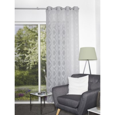 Home Wohnideen hotový závěs 53632 FAJOLLE 0305 seda 245x140 cm (v x s) – Hledejceny.cz